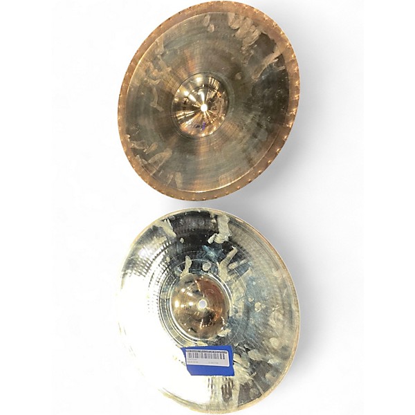 Used Zildjian 14in A Custom Mastersound Hi Hat Pair Cymbal