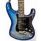 Used Fender American Ultra Luxe Stratocaster BLUE FLAME Solid Body Electric Guitar