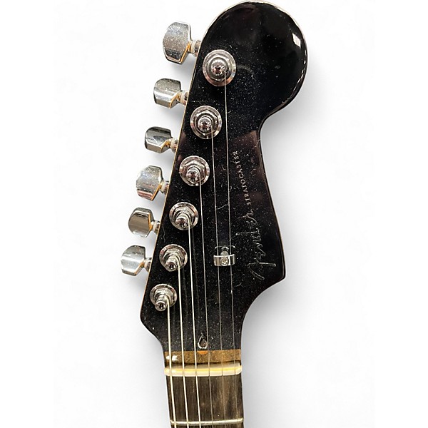 Used Fender American Ultra Luxe Stratocaster BLUE FLAME Solid Body Electric Guitar