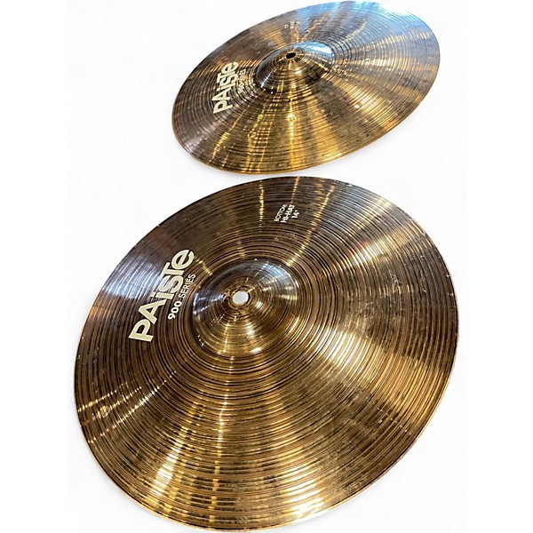 Used Paiste 14in 900 SERIES HI HAT PAIR Cymbal
