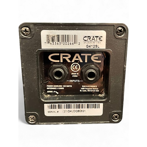 Used Crate G412SL Guitar Cabinet