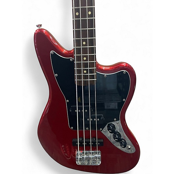 Used Fender VINTAGE MODIFIED JAGUAR RED Electric Bass Guitar