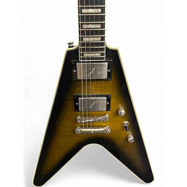 Used Epiphone FLYING V PROPHECY Yellow Tiger Solid Body Electric Guitar