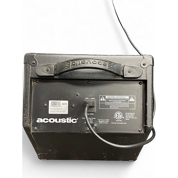 Used Acoustic AG15 15W 1X8 Acoustic Guitar Combo Amp