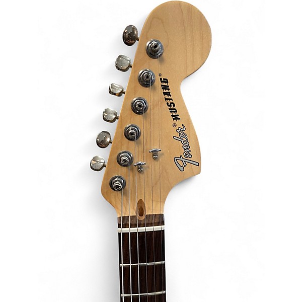 Used Fender American Performer Mustang Sonic Blue Solid Body Electric Guitar