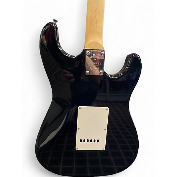 Used Donner standard series Black and White Electric Guitar