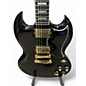 Used 2024 Epiphone SG Custom Ebony Solid Body Electric Guitar