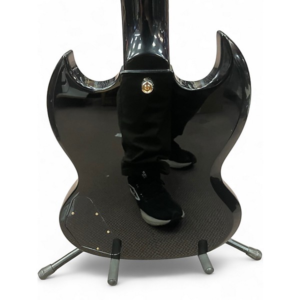 Used 2024 Epiphone SG Custom Ebony Solid Body Electric Guitar