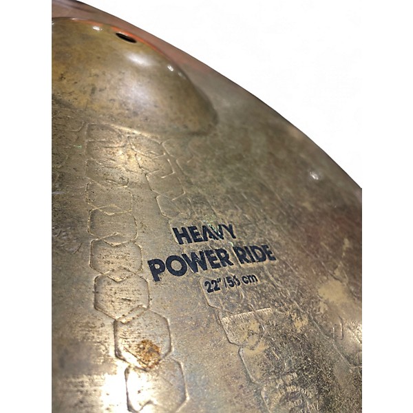 Used Zildjian 22in Heavy Power Ride Cymbal