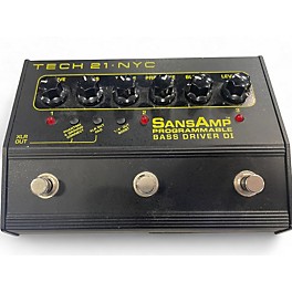 Used Tech 21 Sansamp PBDR Bass Driver DI Bass Effect Pedal