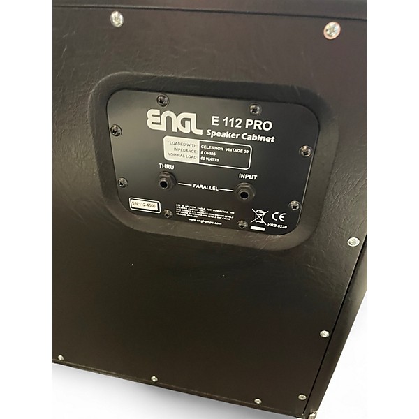 Used ENGL E112V Pro Straight 60W 1x12 Vertical Guitar Cabinet