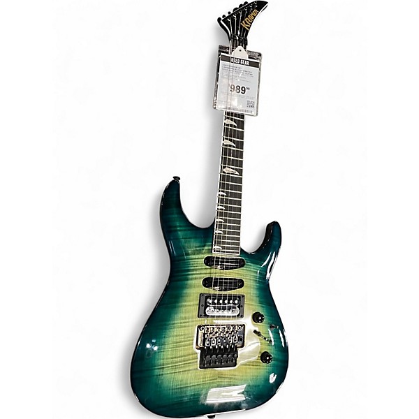 Used Kramer SM-1 Caribbean Blue Parimeter Solid Body Electric Guitar