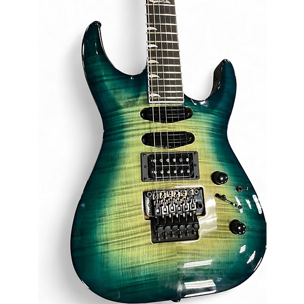 Used Kramer SM-1 Caribbean Blue Parimeter Solid Body Electric Guitar