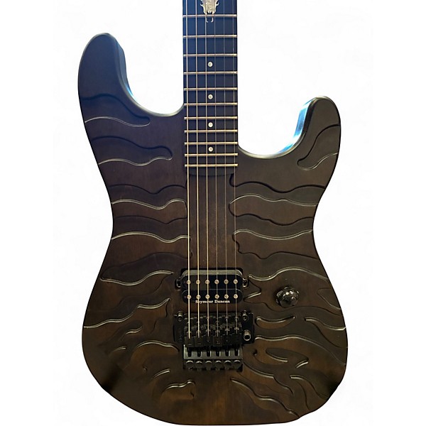 Used ESP LTD BURNT TIGER BY MR SCARY GL #299 OF 330 Natural Solid Body Electric Guitar