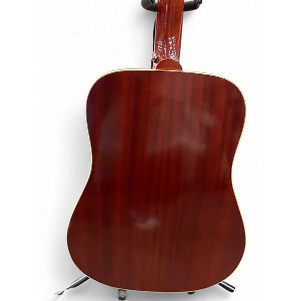 Used Epiphone Inspired by Gibson Hummingbird Cherry Sunburst Acoustic Electric Guitar