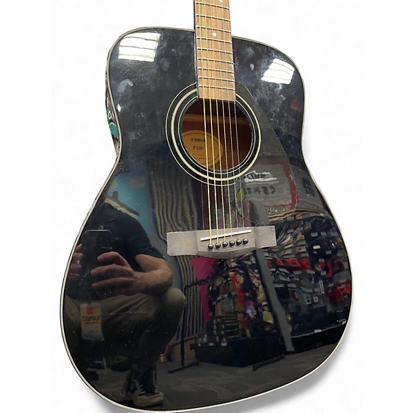 Used Yamaha F335 Black Acoustic Guitar