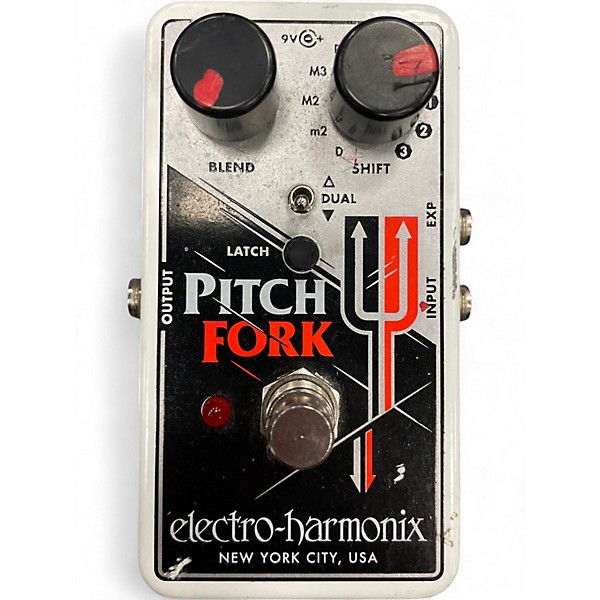 Used Electro-Harmonix Pitch Fork Polyphonic Pitch Shifting Effect Pedal