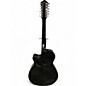 Used Ibanez AEG5012 Black 12 String Acoustic Electric Guitar