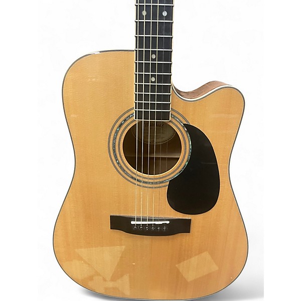 Used Mitchell MD100CE Natural Acoustic Electric Guitar