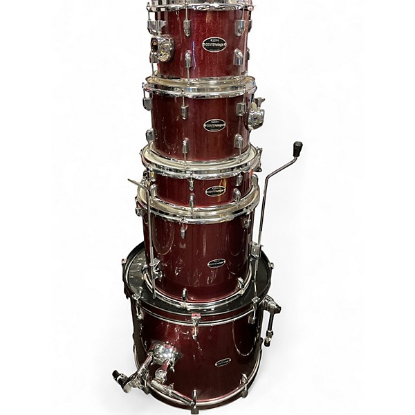 Used PDP by DW 5 Piece CENTERSTAGE RED SPARKLE Drum Kit