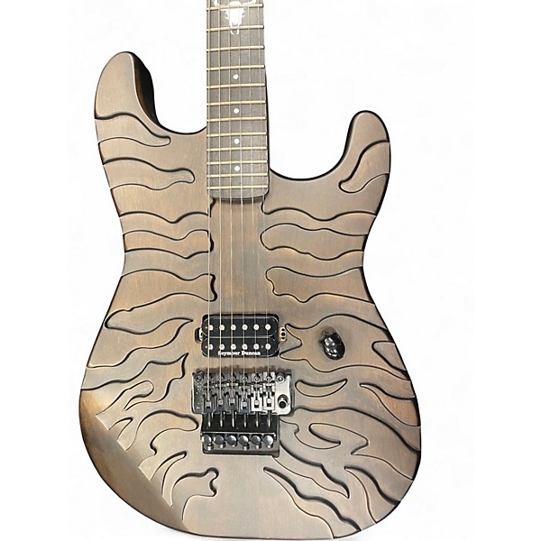 Used ESP GEORGE LYNCH MR. SCARY BURNT TIGER Solid Body Electric Guitar