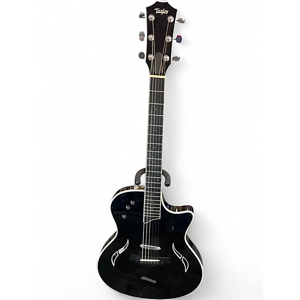 Used Taylor T5S Black Hollow Body Electric Guitar