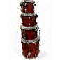 Used Gretsch Drums 4 Piece Catalina Birch Kit Red Drum Kit
