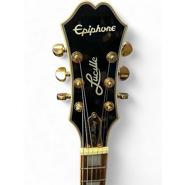 Used Epiphone BB King Lucille Black Hollow Body Electric Guitar