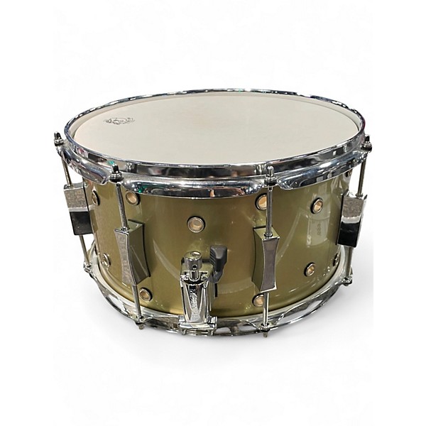Used Pork Pie 13X7 Little Squealer Snare Gold Drum