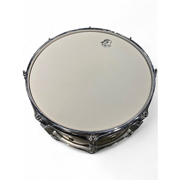 Used Pork Pie 13X7 Little Squealer Snare Gold Drum
