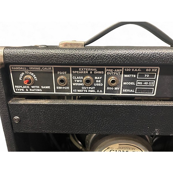 Vintage 1980s Randall RG-40-112 Acoustic Guitar Combo Amp