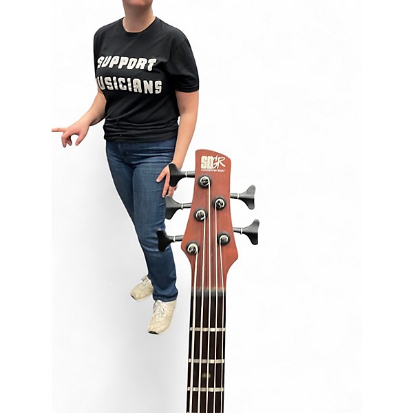 Used Ibanez SR500 Natural Electric Bass Guitar