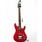 Used Ibanez JS100 Joe Satriani Signature TRANSPARENT RED Solid Body Electric Guitar thumbnail