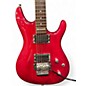 Used Ibanez JS100 Joe Satriani Signature TRANSPARENT RED Solid Body Electric Guitar