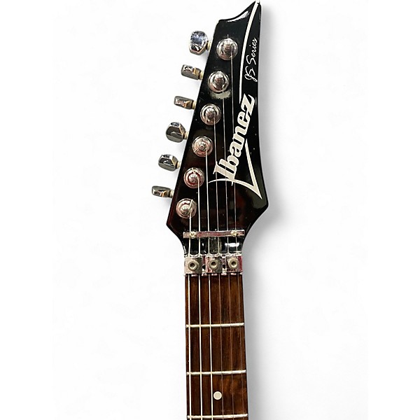 Used Ibanez JS100 Joe Satriani Signature TRANSPARENT RED Solid Body Electric Guitar