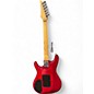 Used Ibanez JS100 Joe Satriani Signature TRANSPARENT RED Solid Body Electric Guitar