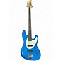 Used Hamer SLAMMER SERIES TEAL BLUE Electric Bass Guitar thumbnail
