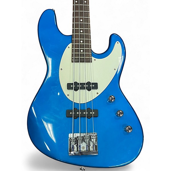 Used Hamer SLAMMER SERIES TEAL BLUE Electric Bass Guitar
