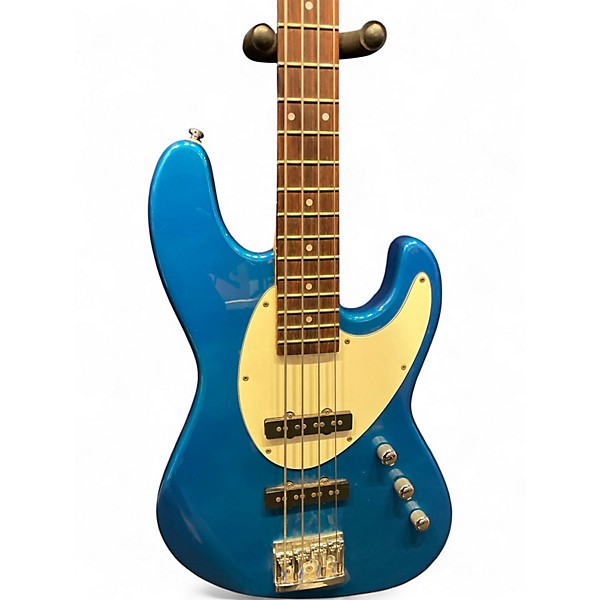 Used Hamer SLAMMER SERIES TEAL BLUE Electric Bass Guitar