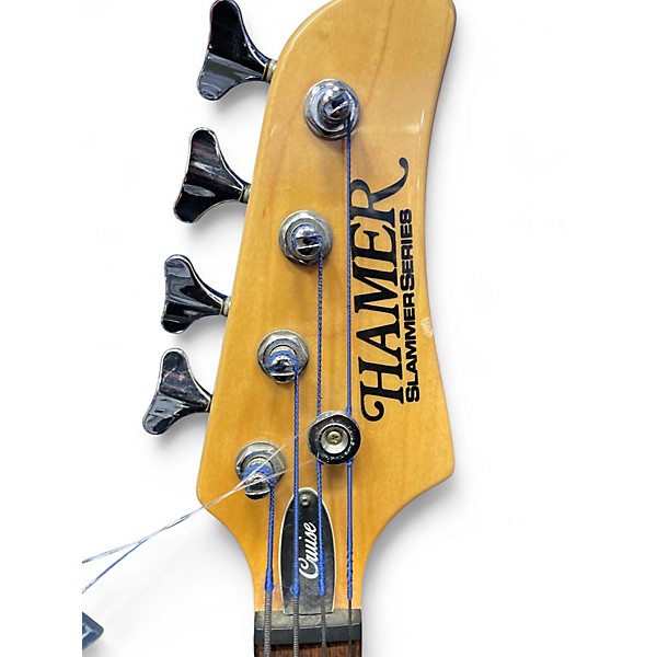 Used Hamer SLAMMER SERIES TEAL BLUE Electric Bass Guitar