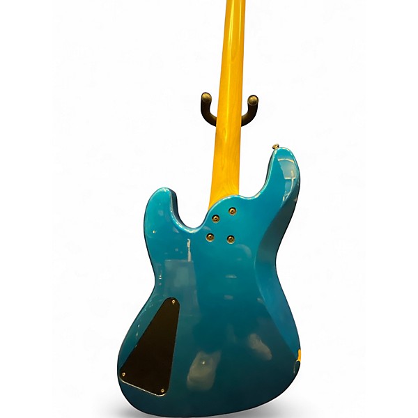 Used Hamer SLAMMER SERIES TEAL BLUE Electric Bass Guitar