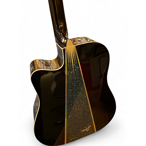 Used Esteban AL-100 Natural Acoustic Electric Guitar