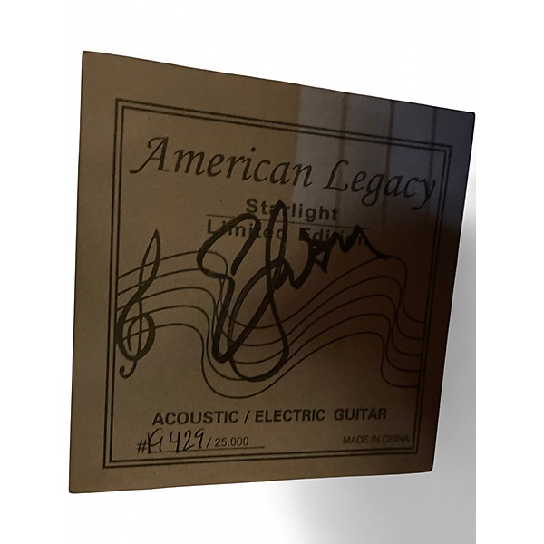 Used Esteban AL-100 Natural Acoustic Electric Guitar