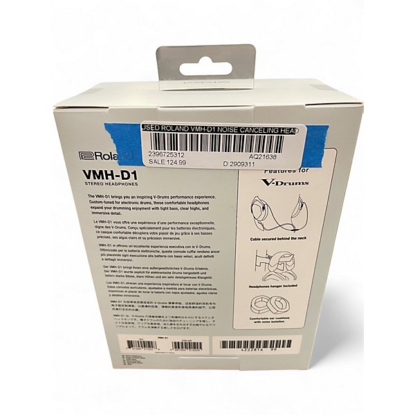 Used Roland VMH-D1 Noise Canceling Headphones