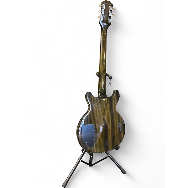 Used Epiphone Les Paul Special Double Cutaway Trans Black Solid Body Electric Guitar