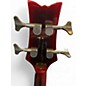 Used Schecter Guitar Research NP4 NADJA PEULEN RED SYREN Electric Bass Guitar