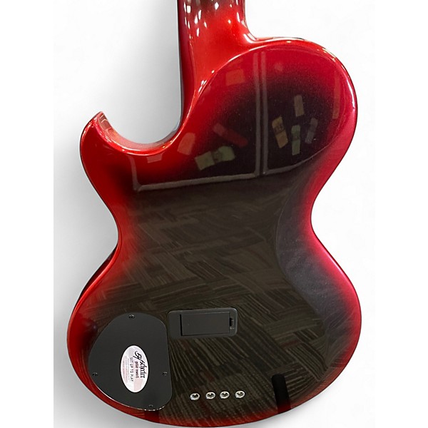 Used Schecter Guitar Research NP4 NADJA PEULEN RED SYREN Electric Bass Guitar