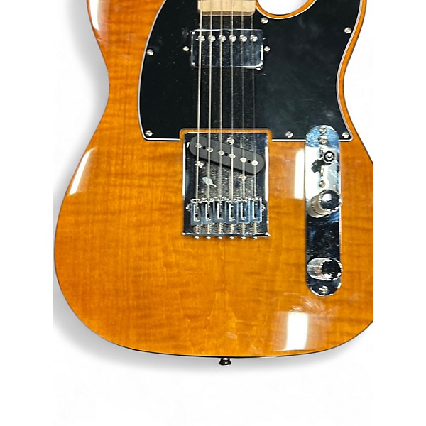 Used Squier Affinity Series Telecaster FMT SH Flamed Maple Top Solid Body Electric Guitar