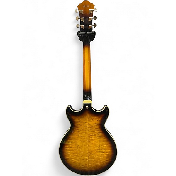 Used Ibanez AM93 Artcore ANTIQUE YELLOW SUNBURST Hollow Body Electric Guitar