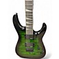 Used Jackson JS32 Dinky green burst Solid Body Electric Guitar
